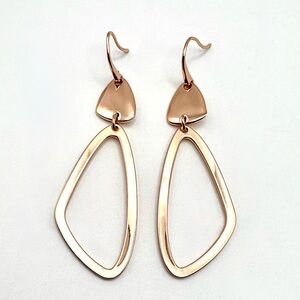 Kendra Scott Kira Rose Gold Drop Dangle Earrings